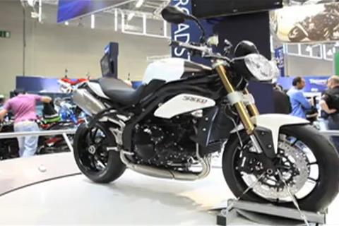 Cologne Bike Show: 2011 Triumph Speed Triple video