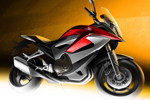 Honda VFR800X adventure concept sketch