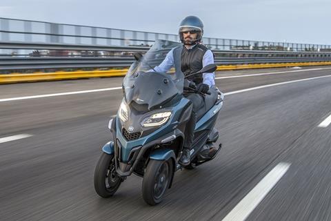 Three wheeling: Piaggio unveil tech-laden new MP3 model line up