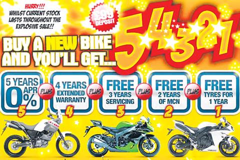 George White 5-4-3-2-1 deal on new bikes