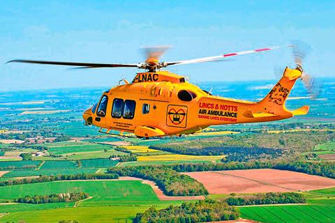 Ride of thanks for Lincs and Notts Air Ambulance lifts off