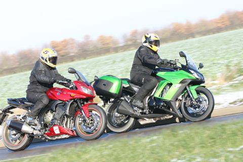 Kawasaki Z1000SX vs Yamaha Fazer 1000