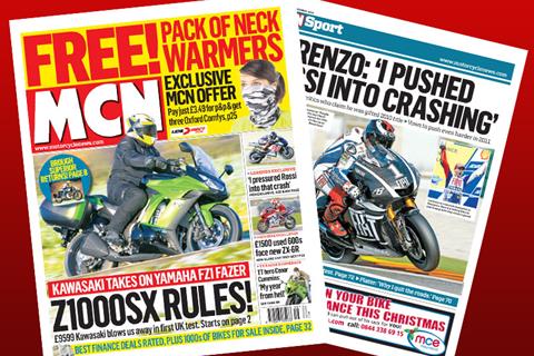 New MCN December 8: Kawasaki Z1000SX vs Yamaha Fazer 1000