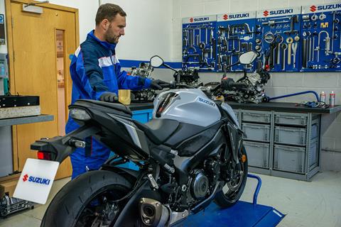 Let Suzuki make it all better for you… Free service will sort repairs if your bike is attacked by thieves