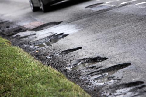 Roads could be closed due to potholes