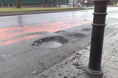 Britain’s worst pothole?