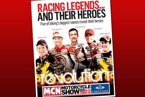 Free 8-page Racing Legends pull-out in this week's MCN