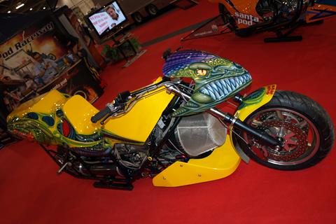 MCN Motorcycle Show: Santa Pod dragbikes