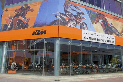 KTM opens stores in Dubai and Brazil