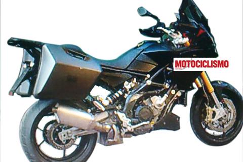 New Aprilia Caponord 1200 spied