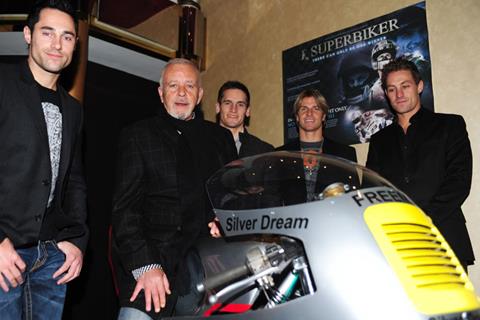 David Essex reunited with Silver Dream Racer at BSB film premiere