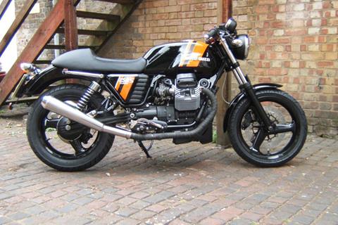 London dealer gives Moto Guzzi V7 makeover