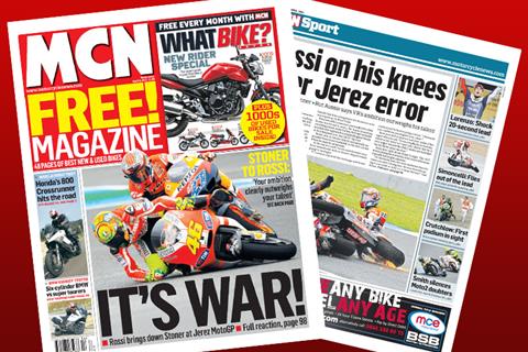 New MCN April 6: Rossi and Stoner reaction