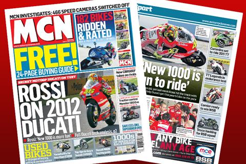 New MCN April 13: Rossi on 2012 Ducati