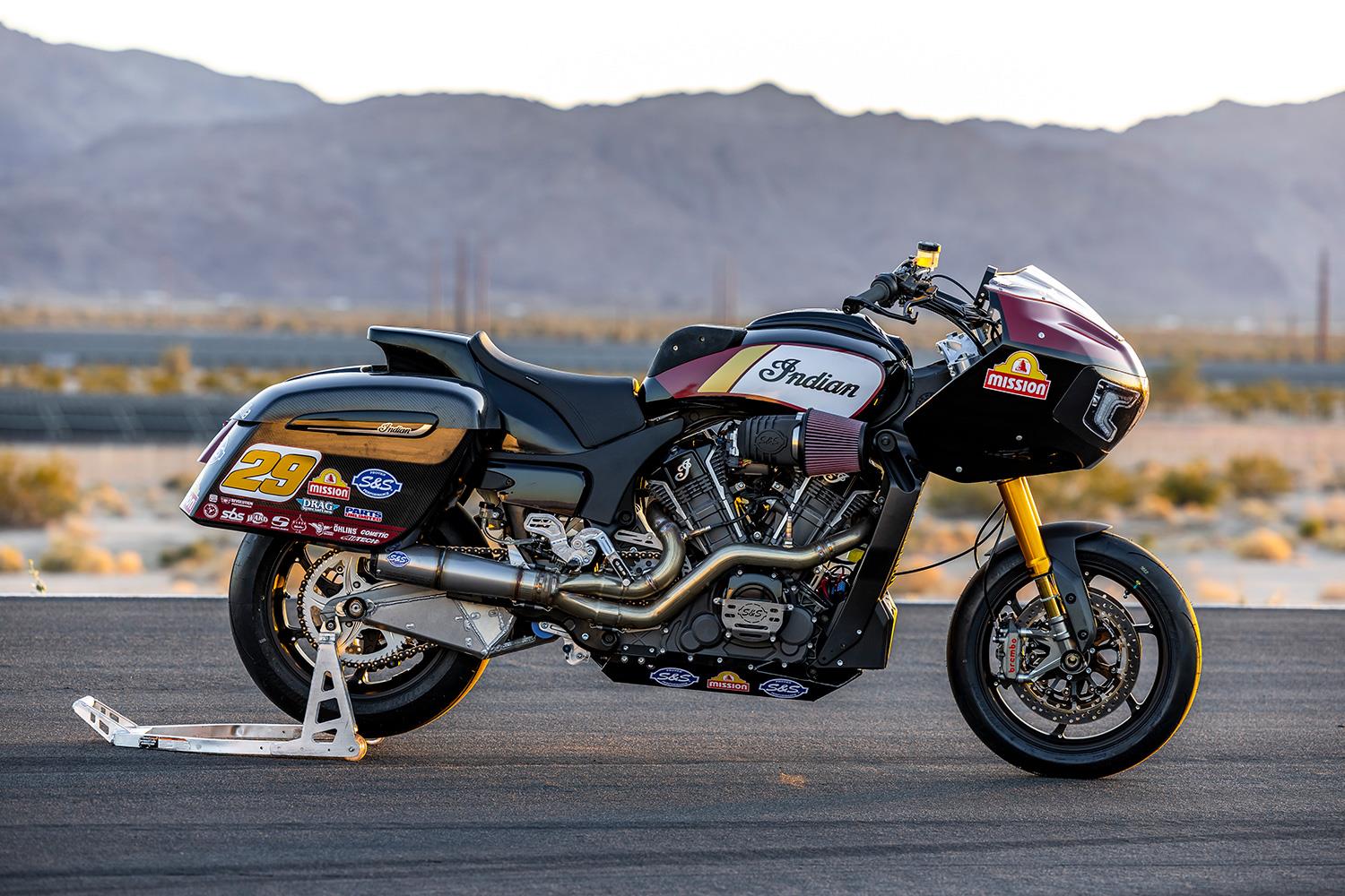 Indian Motorcycle to produce a run of 29 purchasable King of the Baggers  race bikes