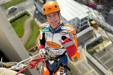 James Toseland charity abseil raises £10k for Sheffield children's hospital