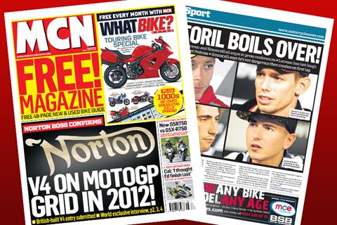 New MCN May 4: Norton V4 on MotoGP grid in 2012