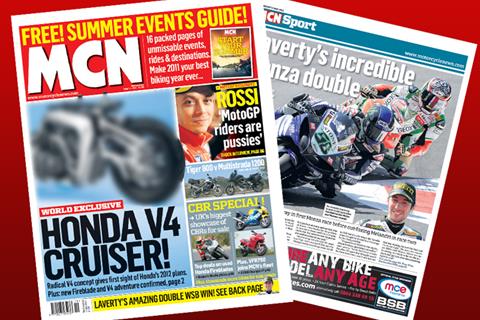 New MCN May 11: Honda's shock new V4 concept