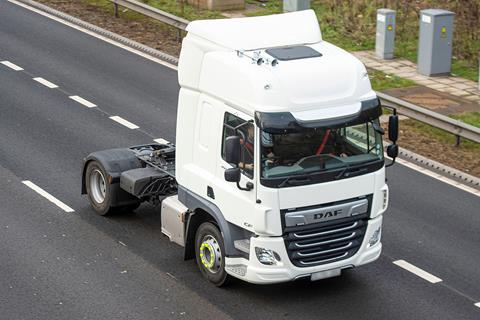 Cops in disguise: Police use unmarked HGV to catch offending motorists