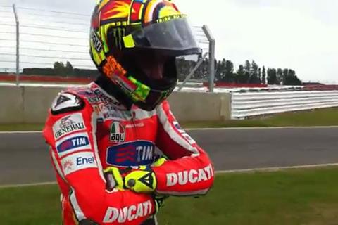 Video: Rossi rescued after Ducati 1198 breaks down