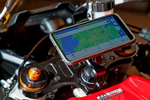 Stay connected: Wire in a motorcycle USB port and phone cradle for navigation and more