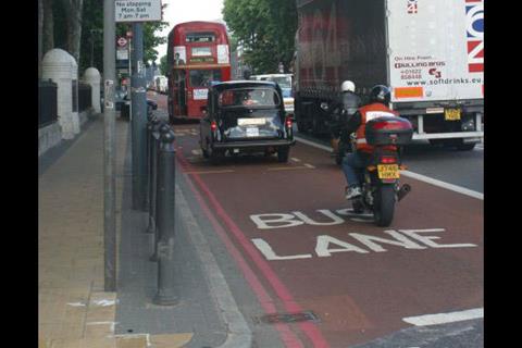 Bus lane trial ends