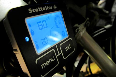 Staff bikes: Triumph Tiger 800 - Fitting an eSystem Scottoiler