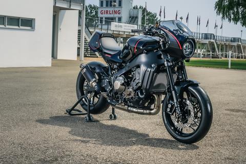 XSR900 gets racy: Three-cylinder Yamaha retro treated to half faired café racer kit