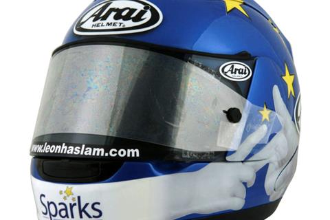 Haslam to wear charity helmet at Silverstone