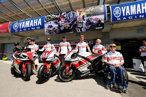 Yamaha greats together at Laguna