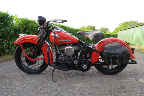 Post-war Harley-Davidson WLC to be auctioned for charity