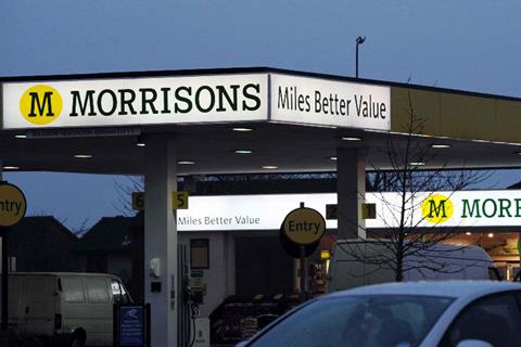 Morrisons: Bikers in helmets assault us