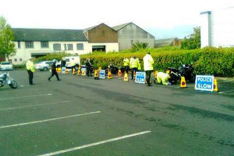 Cops put bikes through roadside MoTs  