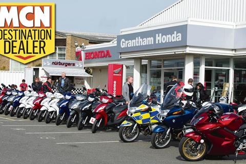 Destination dealer: Grantham Honda Bikes