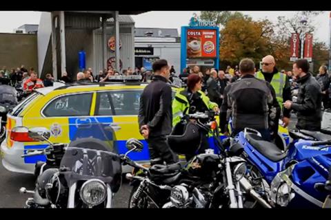 Police target demo