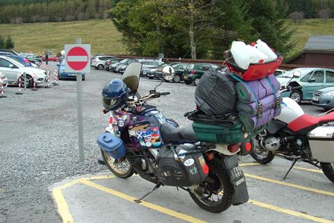 Argentinian tourers at 'The Green Wellie' Tyndrum