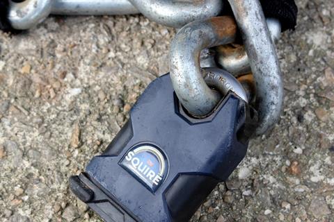 Squire motorcycle lock and chain review