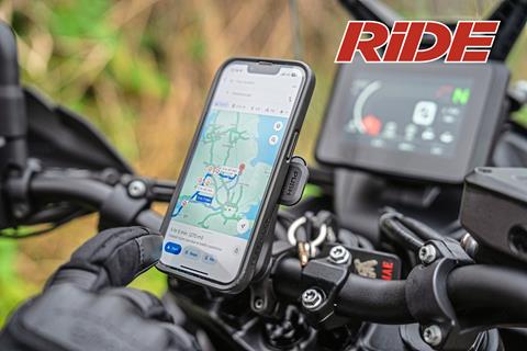 RiDE Magazine tested six smartphone mounts back-to-back including vibration measurements to see which is best