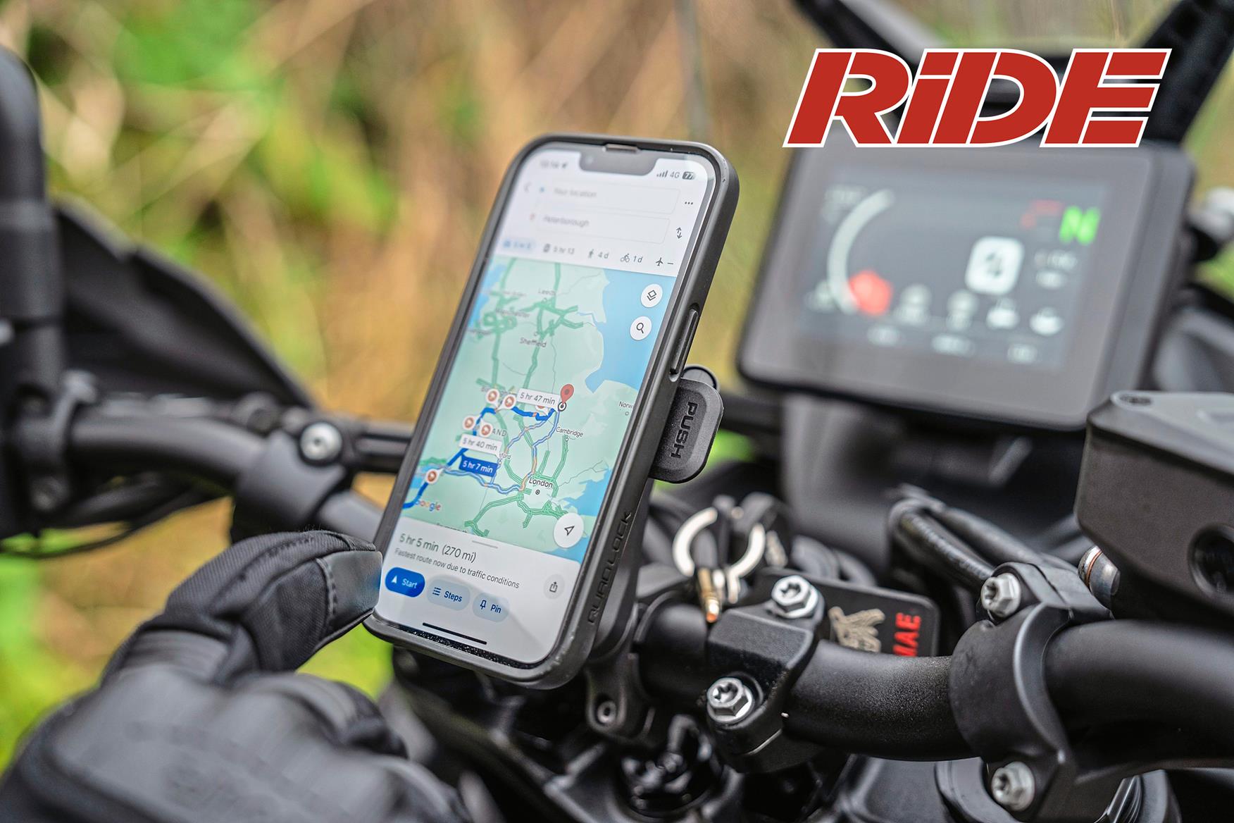 RiDE Magazine smartphone mount mega test