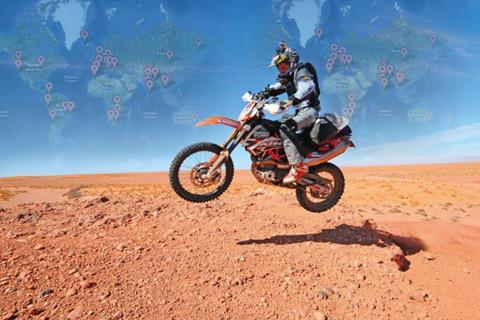 Adventure Map - tours and motorcycle hire across the globe