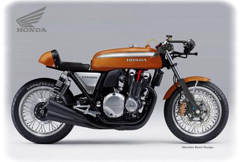 Honda CR1100 Dick Mann concept