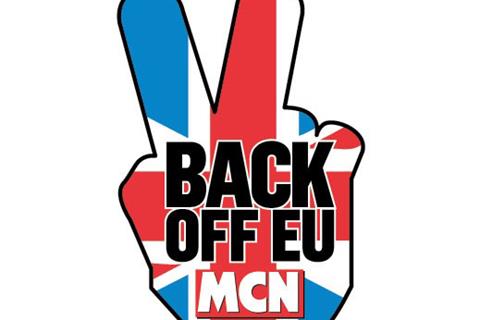 Riders gather for MCN EU protest