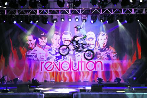 The ultimate in two-wheeled entertainment returns: Revolution 2012