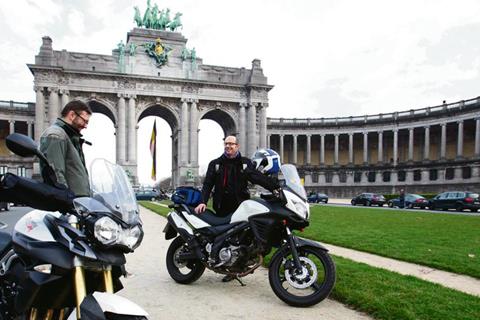 Staff bikes: Suzuki V-Strom 650 - Brussels: Further than you think!