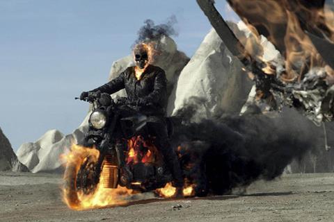 Yamaha V-Max stars in new Ghost Rider movie