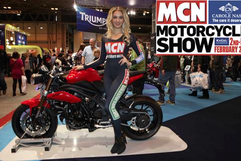 2012 Triumphs at the Carole Nash MCN Motorcycle Show