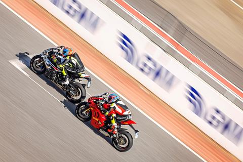 The MCN Test: The great electronics debate - Panigale V4S vs S1000RR