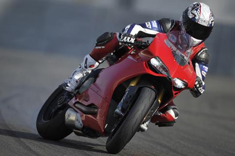 Picture gallery: Troy Bayliss having fun on the Ducati 1199 Panigale