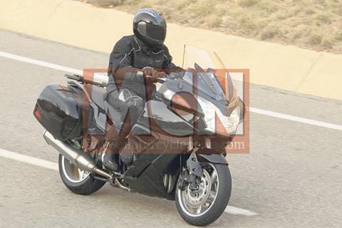 2013 Triumph Trophy spied in finished form