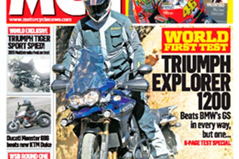 New MCN February 29: Triumph Explorer 1200 first ride